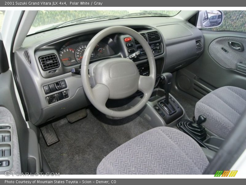  2001 Grand Vitara JLX 4x4 Gray Interior