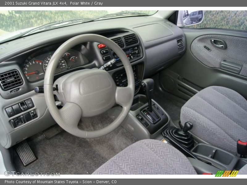 Gray Interior - 2001 Grand Vitara JLX 4x4 