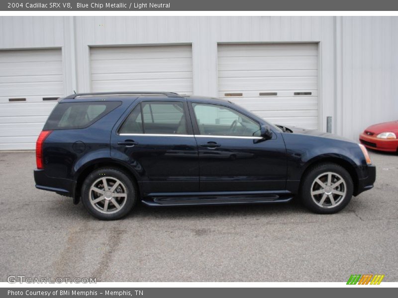 Blue Chip Metallic / Light Neutral 2004 Cadillac SRX V8