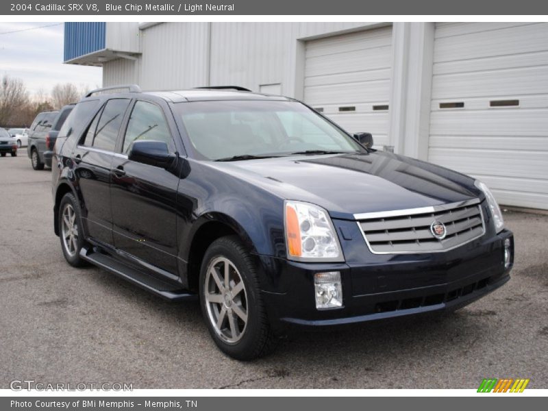 Blue Chip Metallic / Light Neutral 2004 Cadillac SRX V8