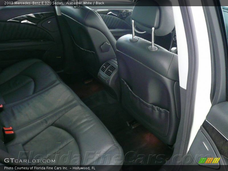 Alabaster White / Black 2003 Mercedes-Benz E 320 Sedan