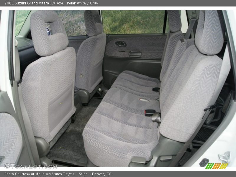  2001 Grand Vitara JLX 4x4 Gray Interior