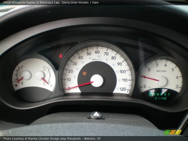 Sierra Silver Metallic / Slate 2008 Mitsubishi Raider LS Extended Cab