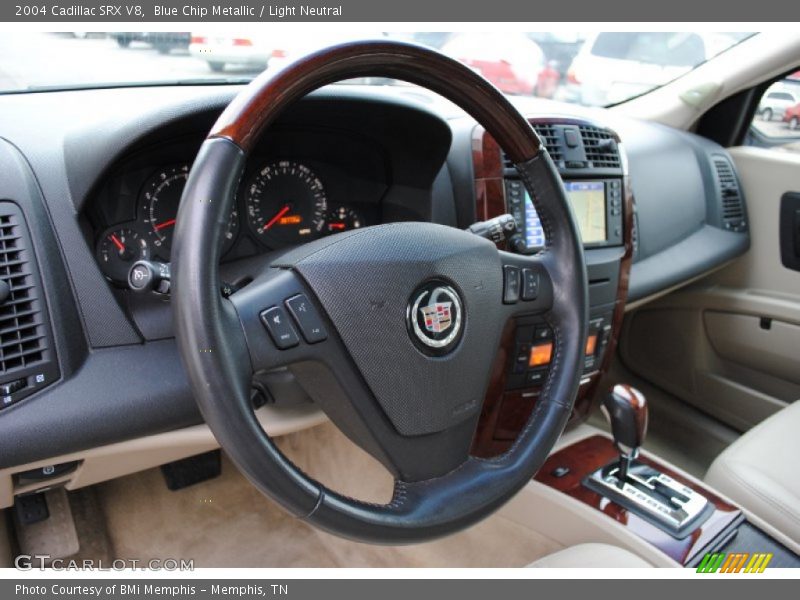 Blue Chip Metallic / Light Neutral 2004 Cadillac SRX V8