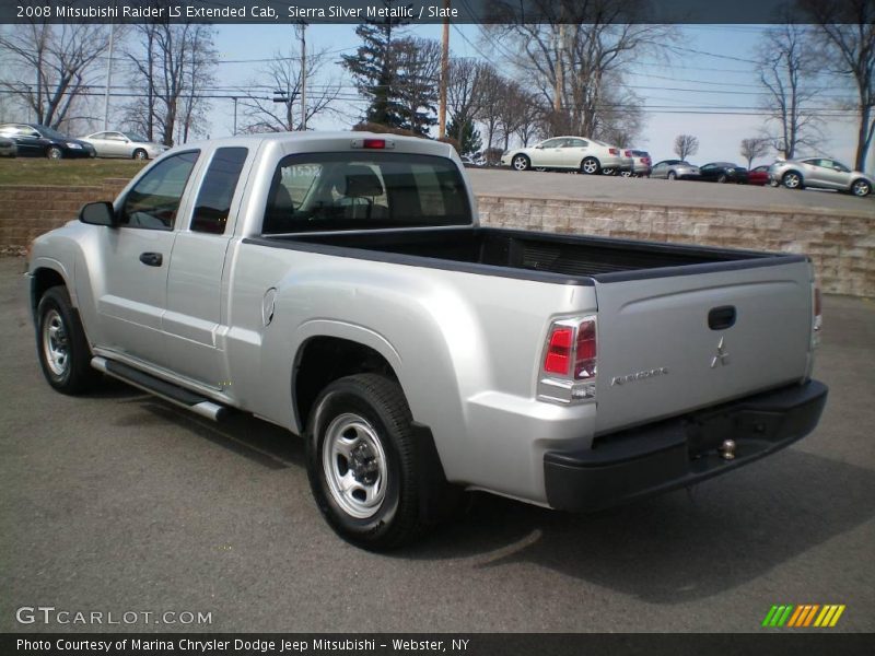 Sierra Silver Metallic / Slate 2008 Mitsubishi Raider LS Extended Cab