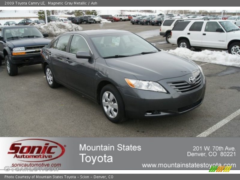 Magnetic Gray Metallic / Ash 2009 Toyota Camry LE