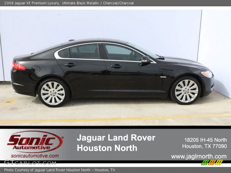 Ultimate Black Metallic / Charcoal/Charcoal 2009 Jaguar XF Premium Luxury