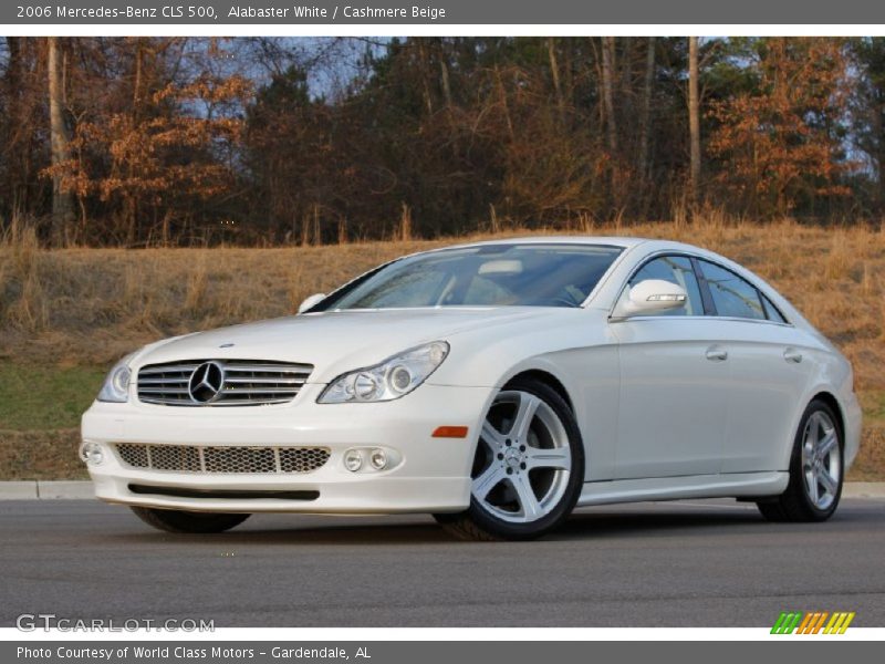 Alabaster White / Cashmere Beige 2006 Mercedes-Benz CLS 500