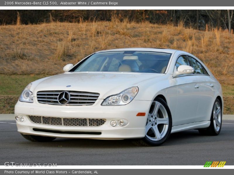 Alabaster White / Cashmere Beige 2006 Mercedes-Benz CLS 500