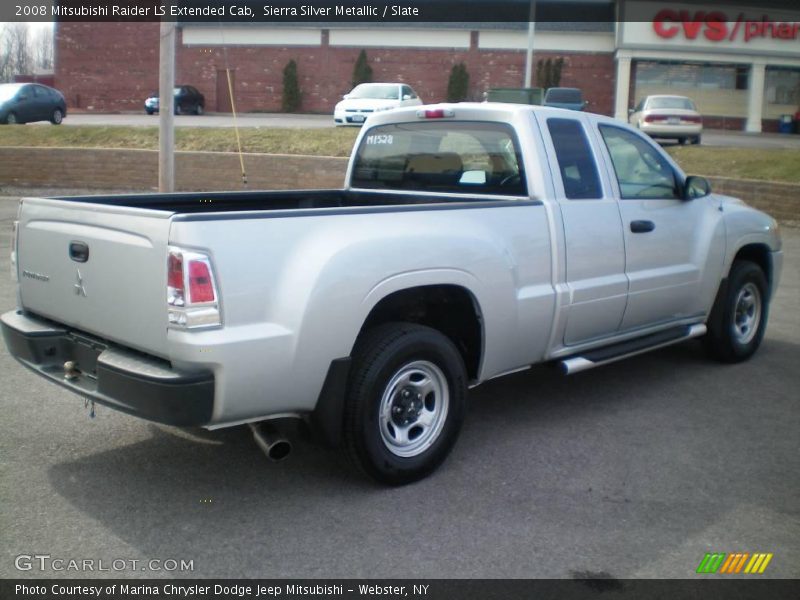 Sierra Silver Metallic / Slate 2008 Mitsubishi Raider LS Extended Cab