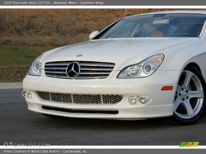 Alabaster White / Cashmere Beige 2006 Mercedes-Benz CLS 500