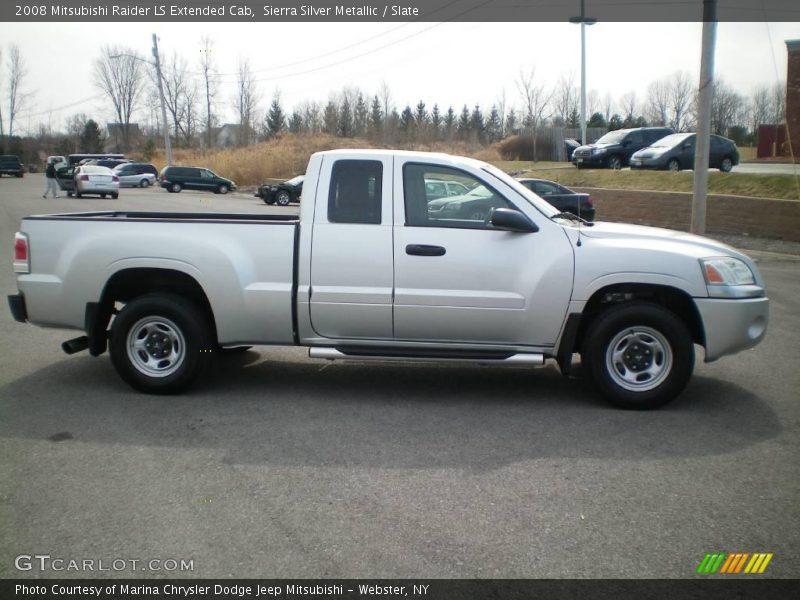 Sierra Silver Metallic / Slate 2008 Mitsubishi Raider LS Extended Cab