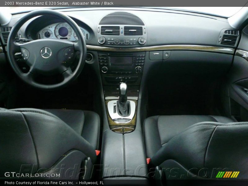 Alabaster White / Black 2003 Mercedes-Benz E 320 Sedan