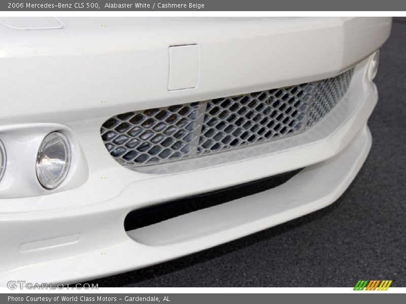 Alabaster White / Cashmere Beige 2006 Mercedes-Benz CLS 500