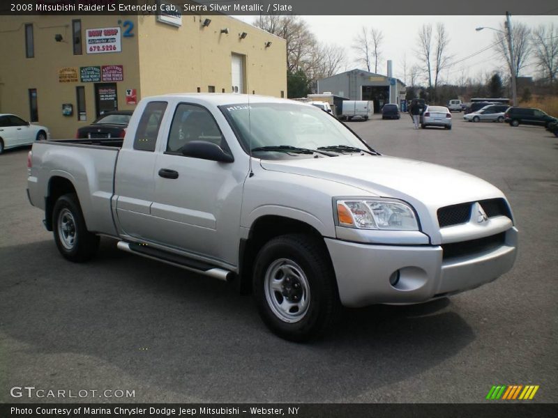 Sierra Silver Metallic / Slate 2008 Mitsubishi Raider LS Extended Cab
