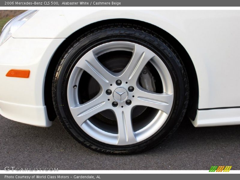 Alabaster White / Cashmere Beige 2006 Mercedes-Benz CLS 500