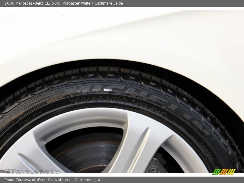 Alabaster White / Cashmere Beige 2006 Mercedes-Benz CLS 500