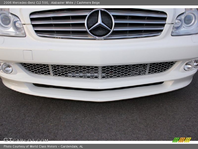 Alabaster White / Cashmere Beige 2006 Mercedes-Benz CLS 500