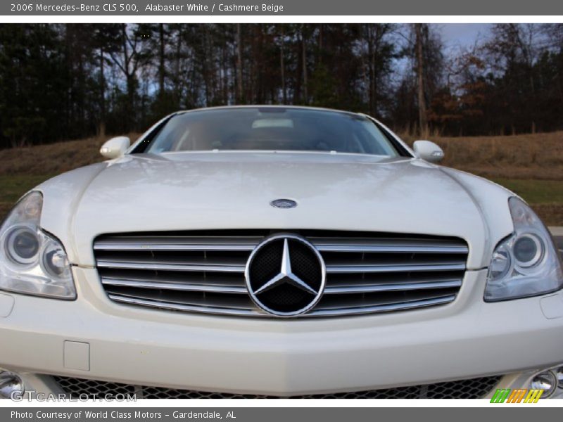 Alabaster White / Cashmere Beige 2006 Mercedes-Benz CLS 500