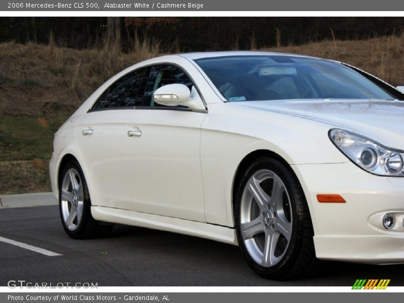 Alabaster White / Cashmere Beige 2006 Mercedes-Benz CLS 500