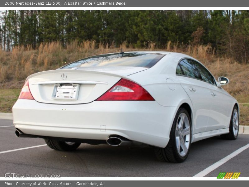 Alabaster White / Cashmere Beige 2006 Mercedes-Benz CLS 500