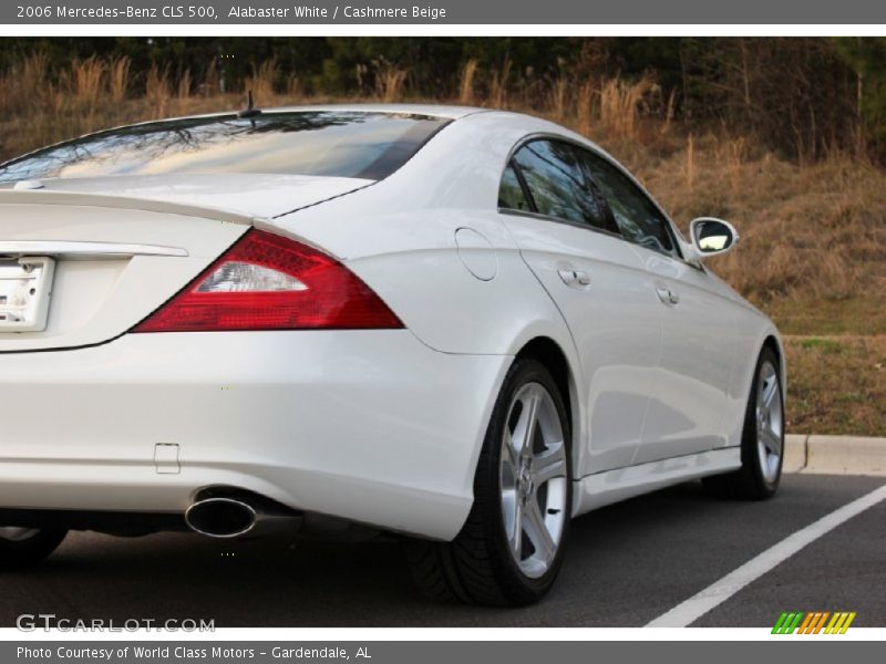 Alabaster White / Cashmere Beige 2006 Mercedes-Benz CLS 500