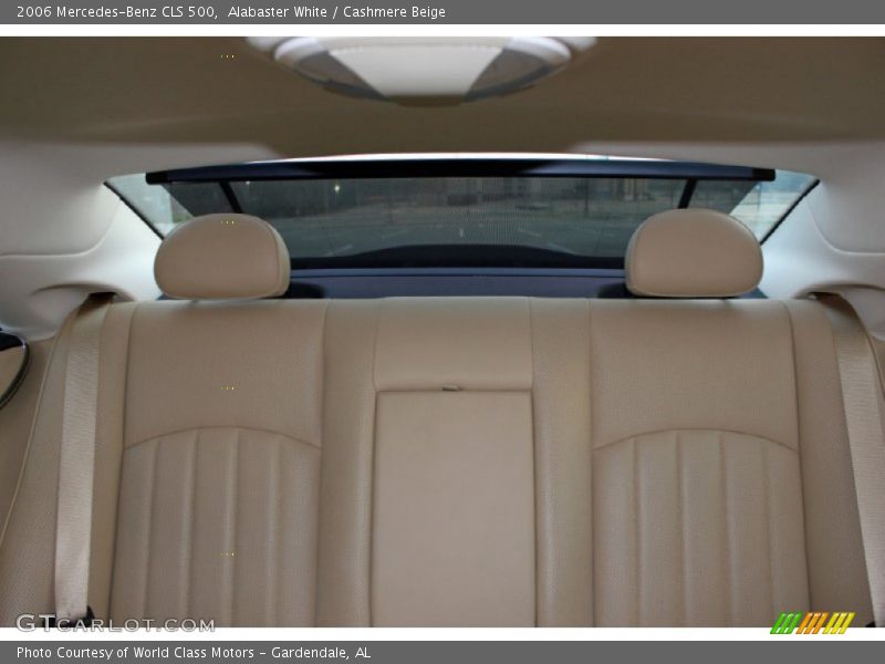 Alabaster White / Cashmere Beige 2006 Mercedes-Benz CLS 500