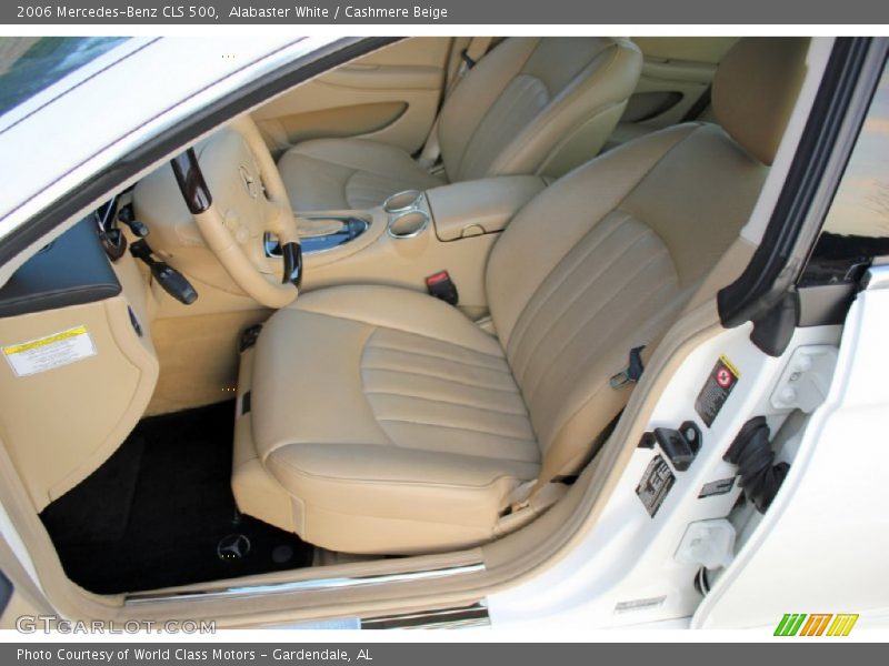 Alabaster White / Cashmere Beige 2006 Mercedes-Benz CLS 500