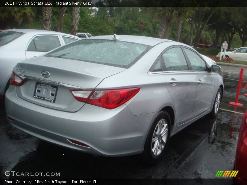 Radiant Silver / Gray 2011 Hyundai Sonata GLS