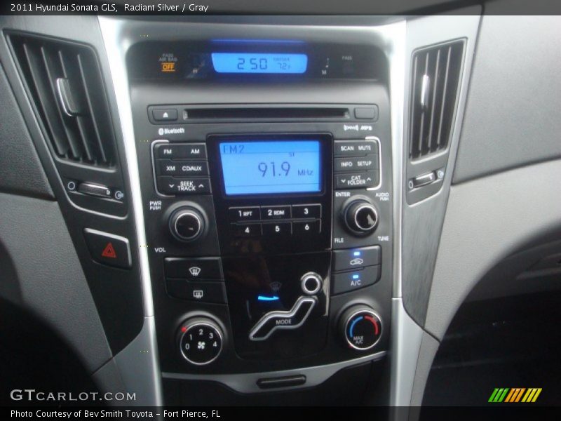 Radiant Silver / Gray 2011 Hyundai Sonata GLS