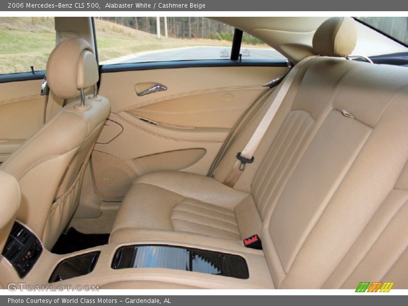 Alabaster White / Cashmere Beige 2006 Mercedes-Benz CLS 500