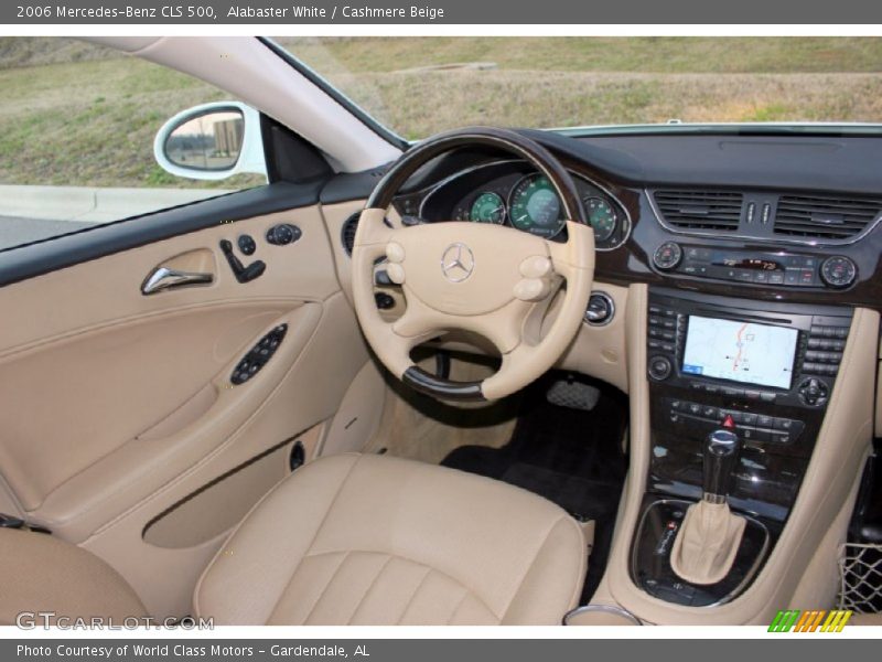 Alabaster White / Cashmere Beige 2006 Mercedes-Benz CLS 500