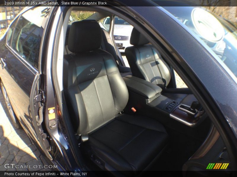 Slate Blue / Graphite Black 2009 Infiniti M 35x AWD Sedan
