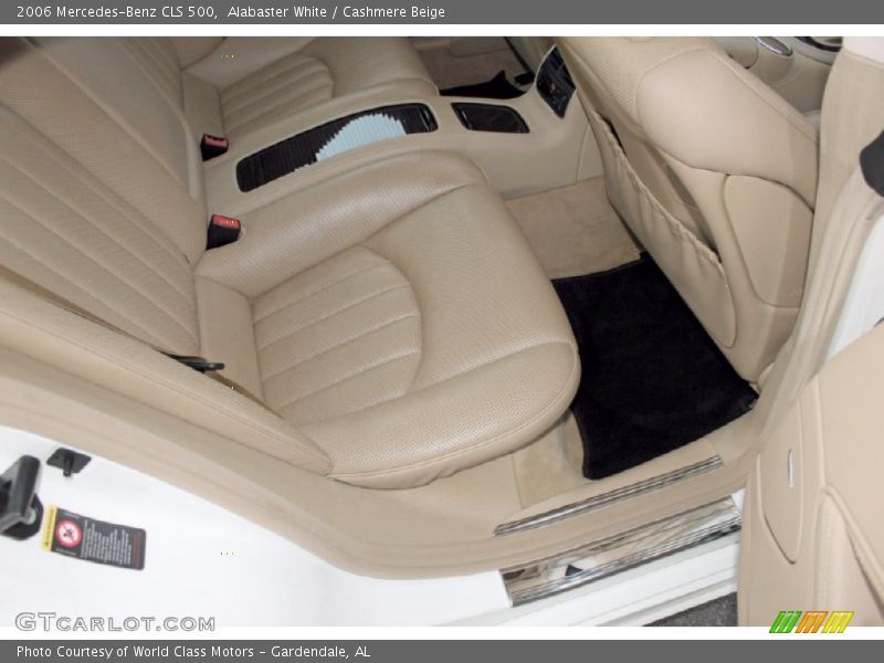 Alabaster White / Cashmere Beige 2006 Mercedes-Benz CLS 500