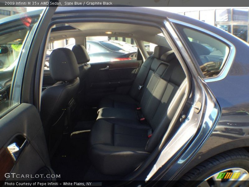 Slate Blue / Graphite Black 2009 Infiniti M 35x AWD Sedan