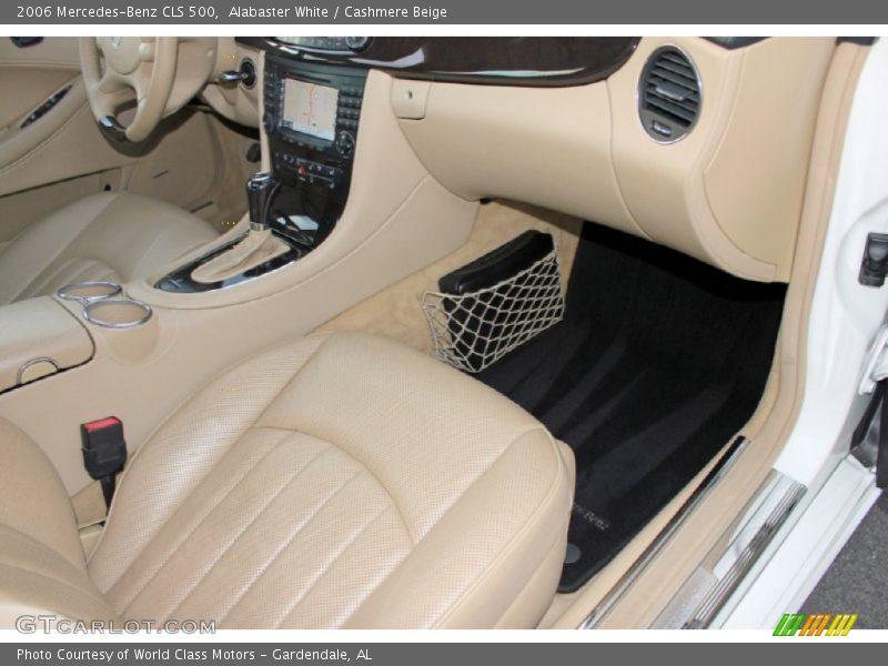 Alabaster White / Cashmere Beige 2006 Mercedes-Benz CLS 500