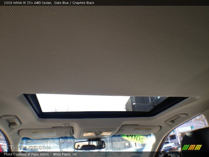 Slate Blue / Graphite Black 2009 Infiniti M 35x AWD Sedan