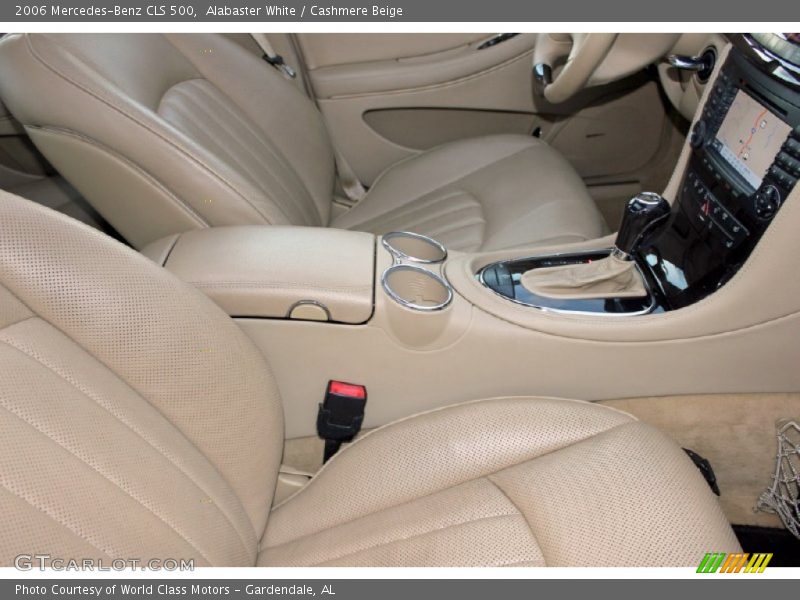 Alabaster White / Cashmere Beige 2006 Mercedes-Benz CLS 500