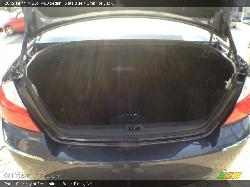 Slate Blue / Graphite Black 2009 Infiniti M 35x AWD Sedan