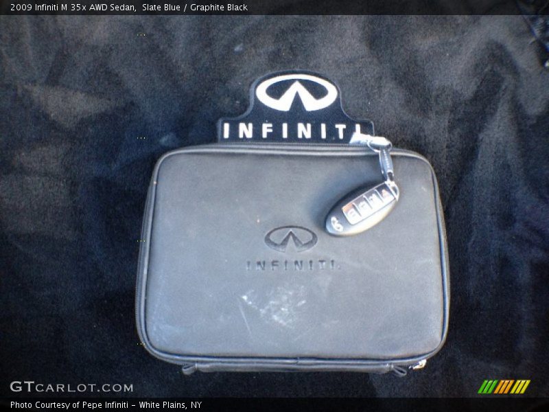Slate Blue / Graphite Black 2009 Infiniti M 35x AWD Sedan