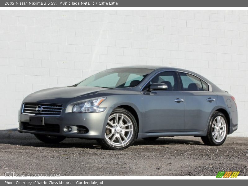 Mystic Jade Metallic / Caffe Latte 2009 Nissan Maxima 3.5 SV