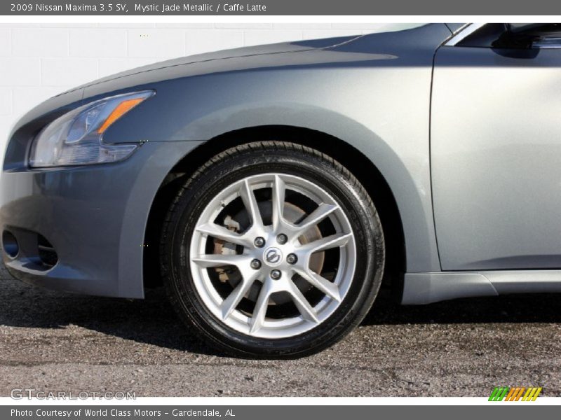 Mystic Jade Metallic / Caffe Latte 2009 Nissan Maxima 3.5 SV