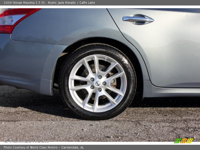 Mystic Jade Metallic / Caffe Latte 2009 Nissan Maxima 3.5 SV