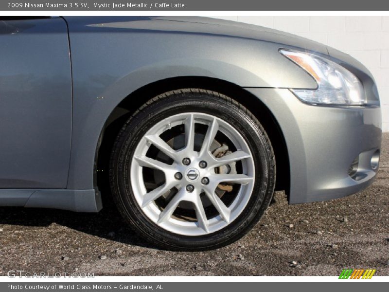 Mystic Jade Metallic / Caffe Latte 2009 Nissan Maxima 3.5 SV