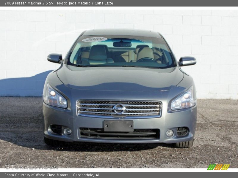 Mystic Jade Metallic / Caffe Latte 2009 Nissan Maxima 3.5 SV