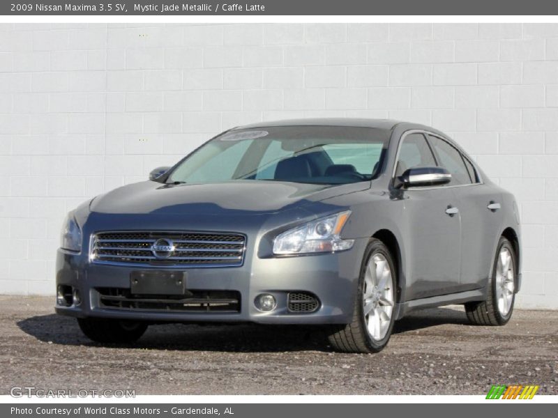 Mystic Jade Metallic / Caffe Latte 2009 Nissan Maxima 3.5 SV