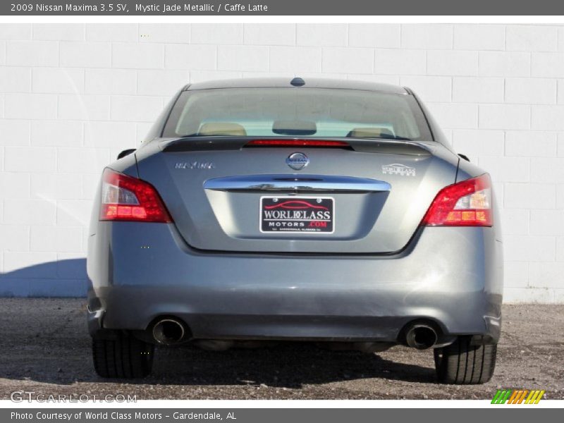 Mystic Jade Metallic / Caffe Latte 2009 Nissan Maxima 3.5 SV