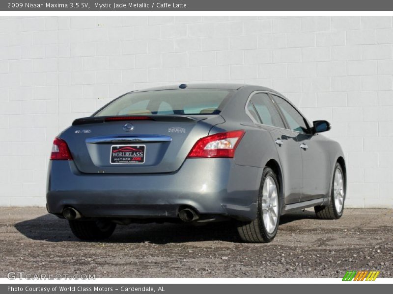 Mystic Jade Metallic / Caffe Latte 2009 Nissan Maxima 3.5 SV