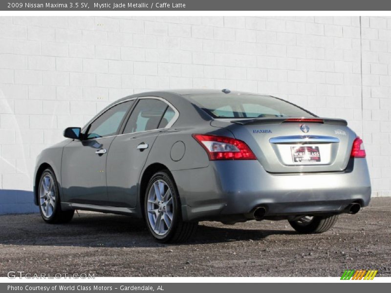 Mystic Jade Metallic / Caffe Latte 2009 Nissan Maxima 3.5 SV