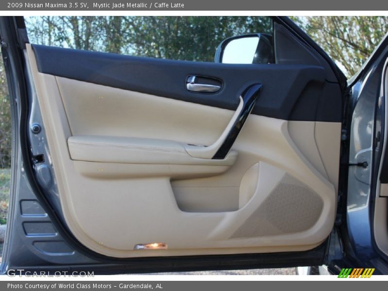 Mystic Jade Metallic / Caffe Latte 2009 Nissan Maxima 3.5 SV